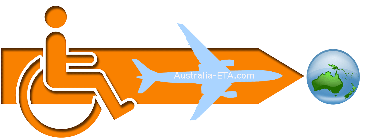 Visum Australien behinderten im Flugzeug